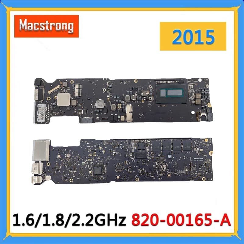 820-00165-A Original A1466 Logic Board for MacBook Air 13" A1466 Motherboard 2015 2016 2017 1.6GHz/1.8GHz/2.2GHz 4GB/8GB