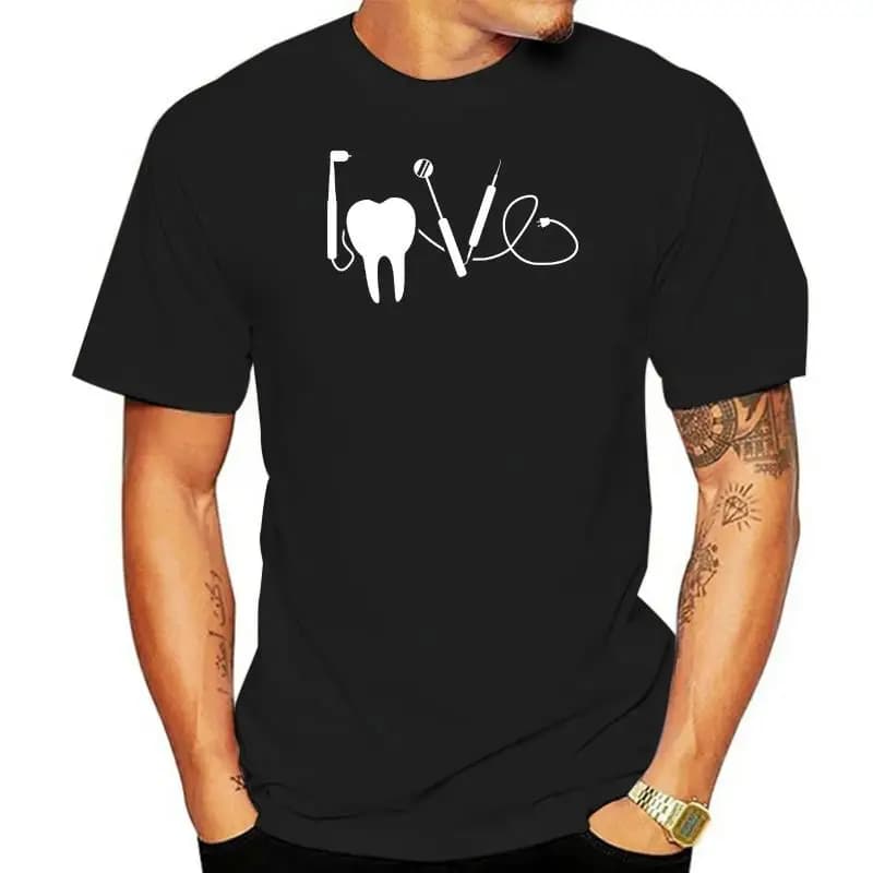 Dental Hygienist Love Dentist New Men Shirt 2020 Men Summer Tops Make Shirts