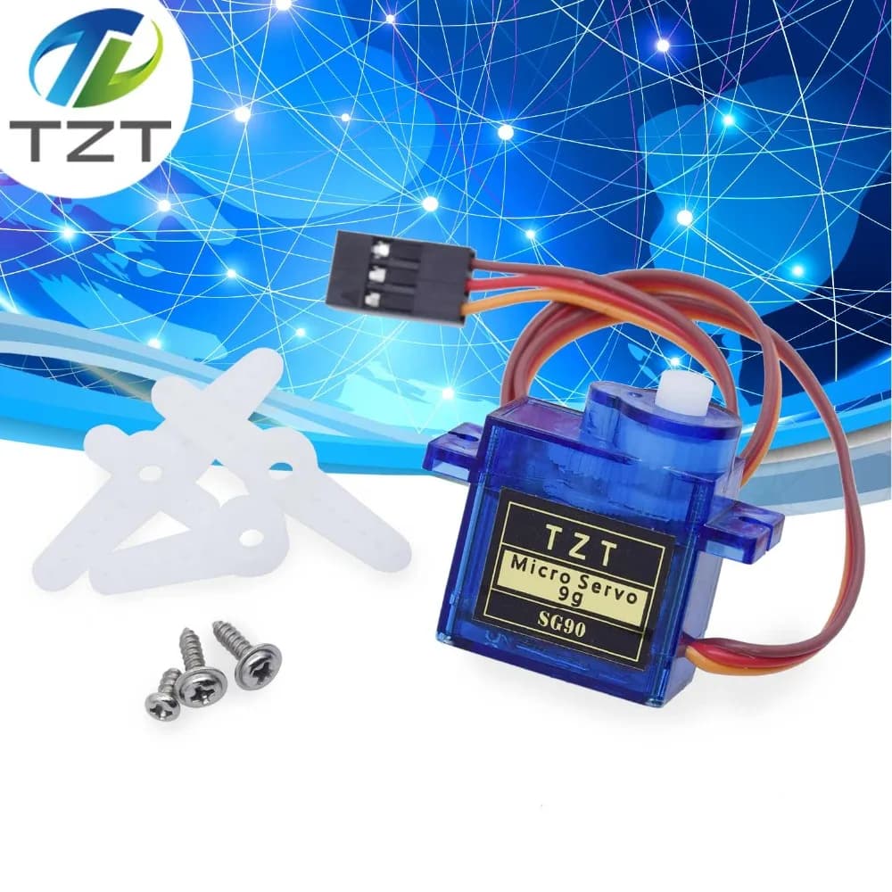 TZT Official Smart Electronics Rc Mini Micro 9g 1.6KG Servo SG90 for RC 250 450 Helicopter Airplane Car Boat For Arduino DIY
