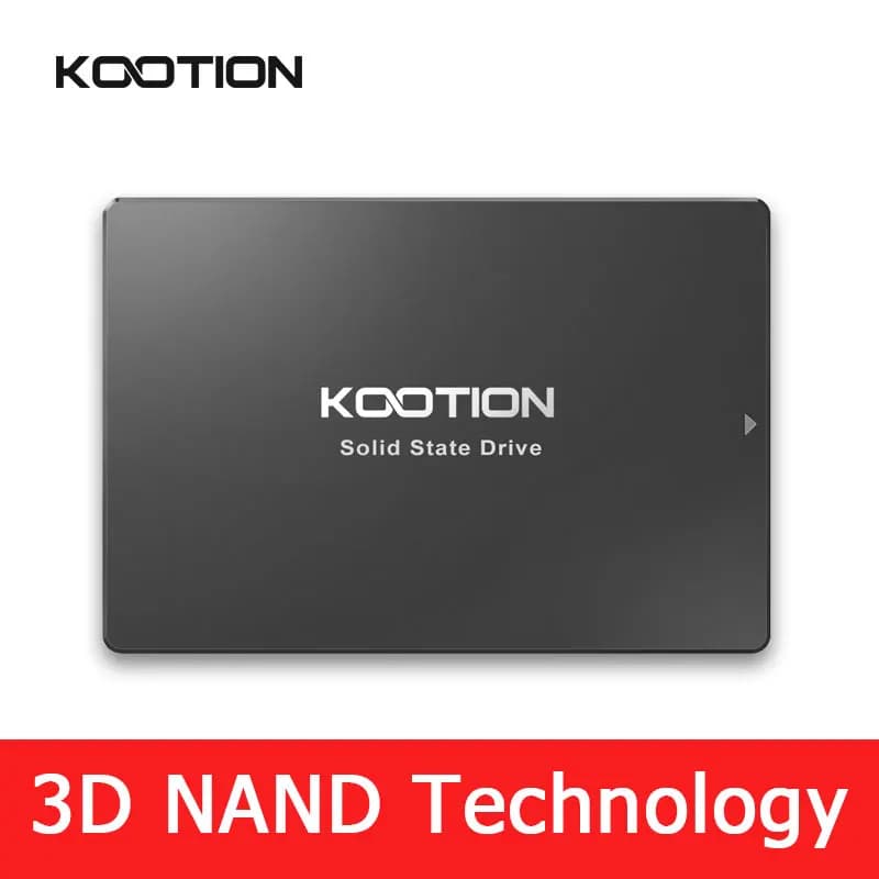 KOOTION X12 SSD SATA 256GB 512GB 1TB 2TB SATA 3 SSD Drive 2.5 Inch HDD Hard Drive Solid State Disk for Laptop PS4 PC Desktops