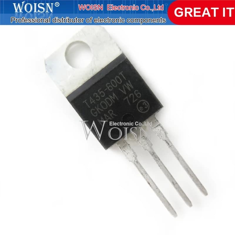 10PCS T435-600T T435 TO-220-2