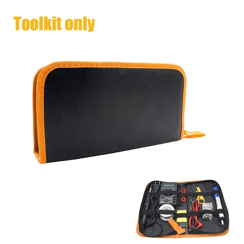 Portable multifunctional Oxford canvas repair tool kit hardware screw storage bag soldering iron bag travel tool bag