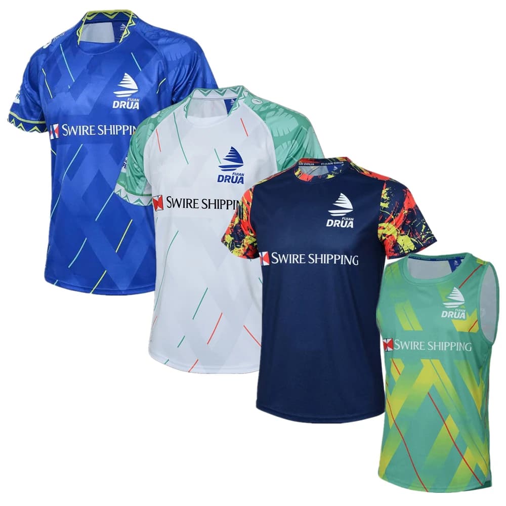 new 2025 FIJIAN DRUA home away rugby jersey fiji drua rugby shirt Training clothes vest