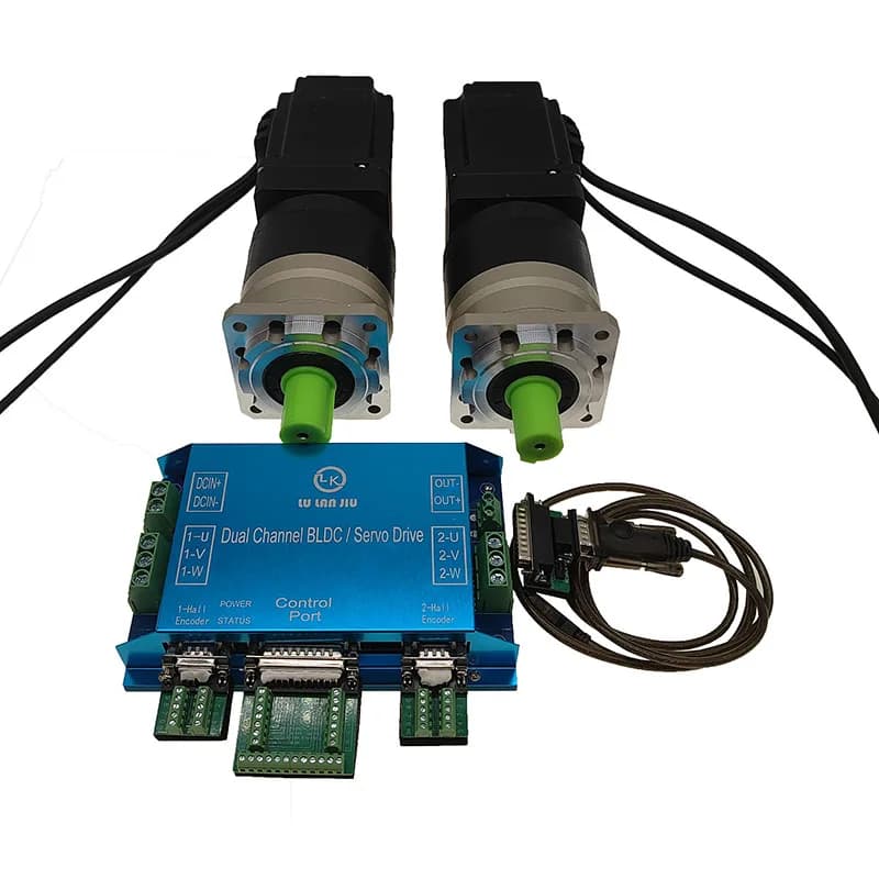 Hot sale 300W 86mm 48V 8.5A bldc 3 phase Brushless DC gera motor with motor controller