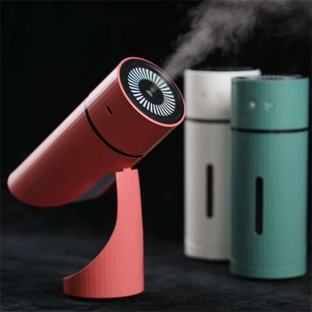 260ML Wireless Air Humidifier USB Aromatherapy Diffuser 1000mAh Rechargeable Battery Ultrasonic Cool Mist Maker Quiet Fogger