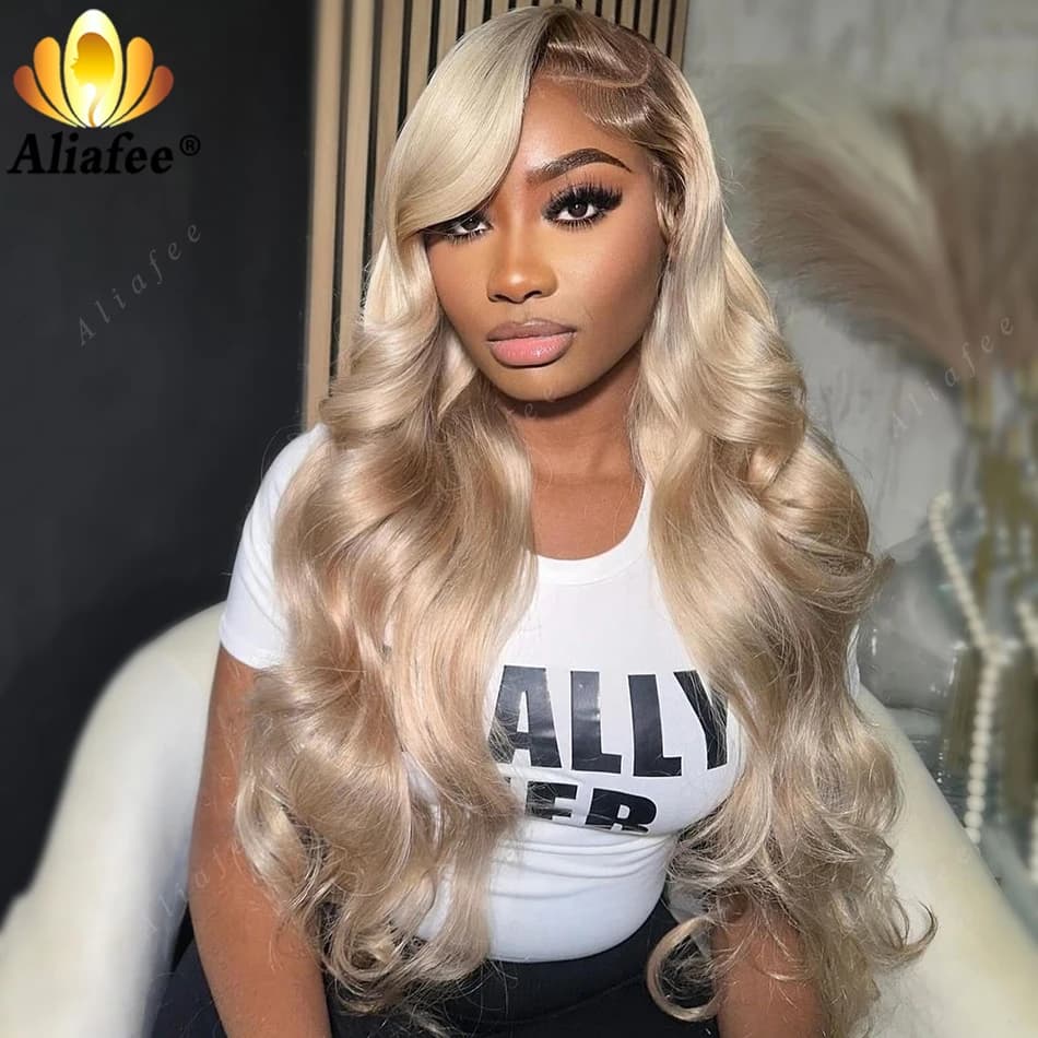Ombre Blonde Wig Human Hair 13x6 hd Lace Frontal Wig Human Hair 180 Density PrePlucked 13x4 Ash Blonde Wig Human Hair for Women