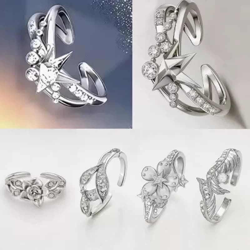 Love And Deepspace Xavier Zayne Rafayel Sylus Caleb Wedding Ring Anime Cosplay Adjustable Rings Halloween Party Costumes Props