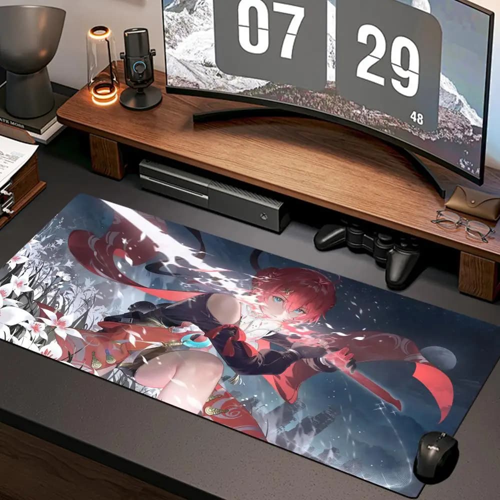 W_wuthering W_waves Mouse Pad New Computer Home Mousepad HD Printing Desktop Game Mousemat Large Deak Mat Gift for Boys Mice Pad