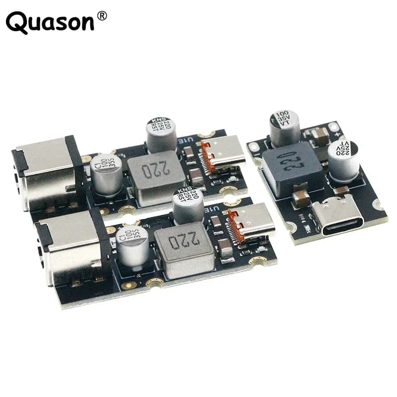 QC4.0 QC3.0 Type-C USB PD65W Fast Charging Adapter Module DC8-32V 3.25A 65W Step Down Module For Huawei SCP/FCP Apple PD