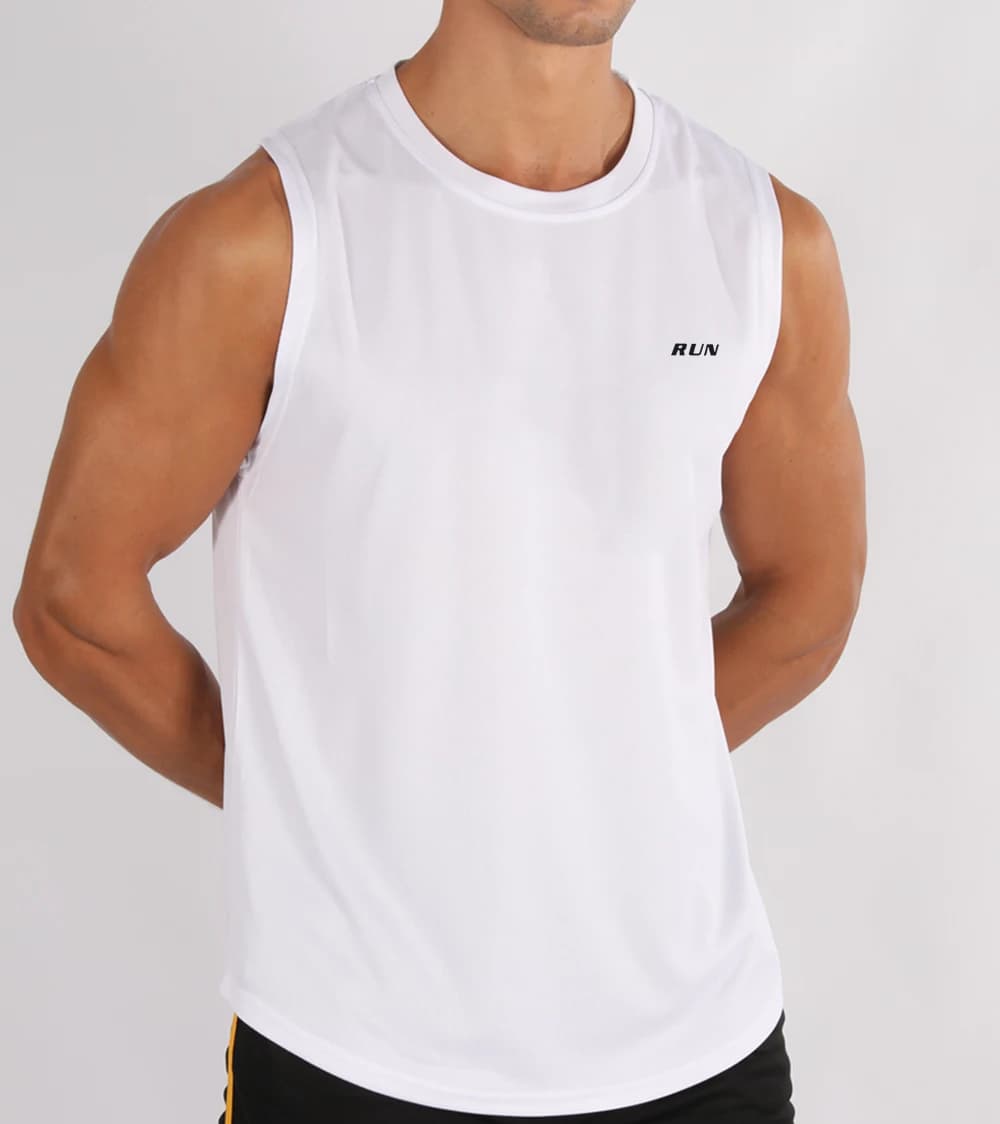 Men's Summer Fitness Vests, Fitness Training Clothes, Speed Fitness, Loose Sleeveless Shirts, Men's Fashion Basketball Vests