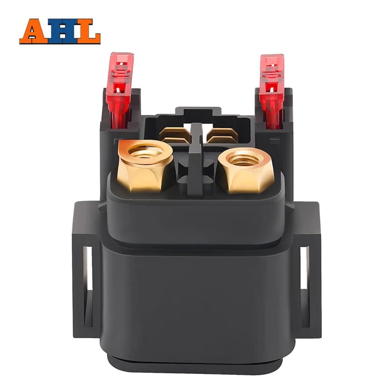 AHL Motorcycle GE Parts Starter Solenoid Relay ignition Key Switch For Yamaha YZFR1 YZFR6 YFZ450 YFM450 Grizzly 450 660 XV1600