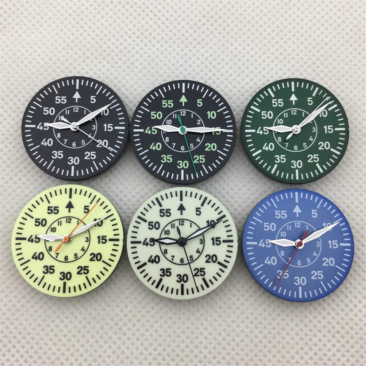 BLIGER 29mm C3 Green luminous Black Pilot dial NH35 NH36 NH38 NH34 ETA2824 2836 PT5000 Miyota 8215 DG 2813 Movement