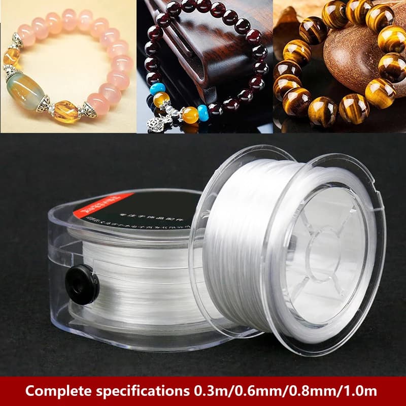100/80/75M Strong Elastic Crystal Beading Cord For Bracelets Stretch Thread String Necklace DIY Jewelry Making Cords Line