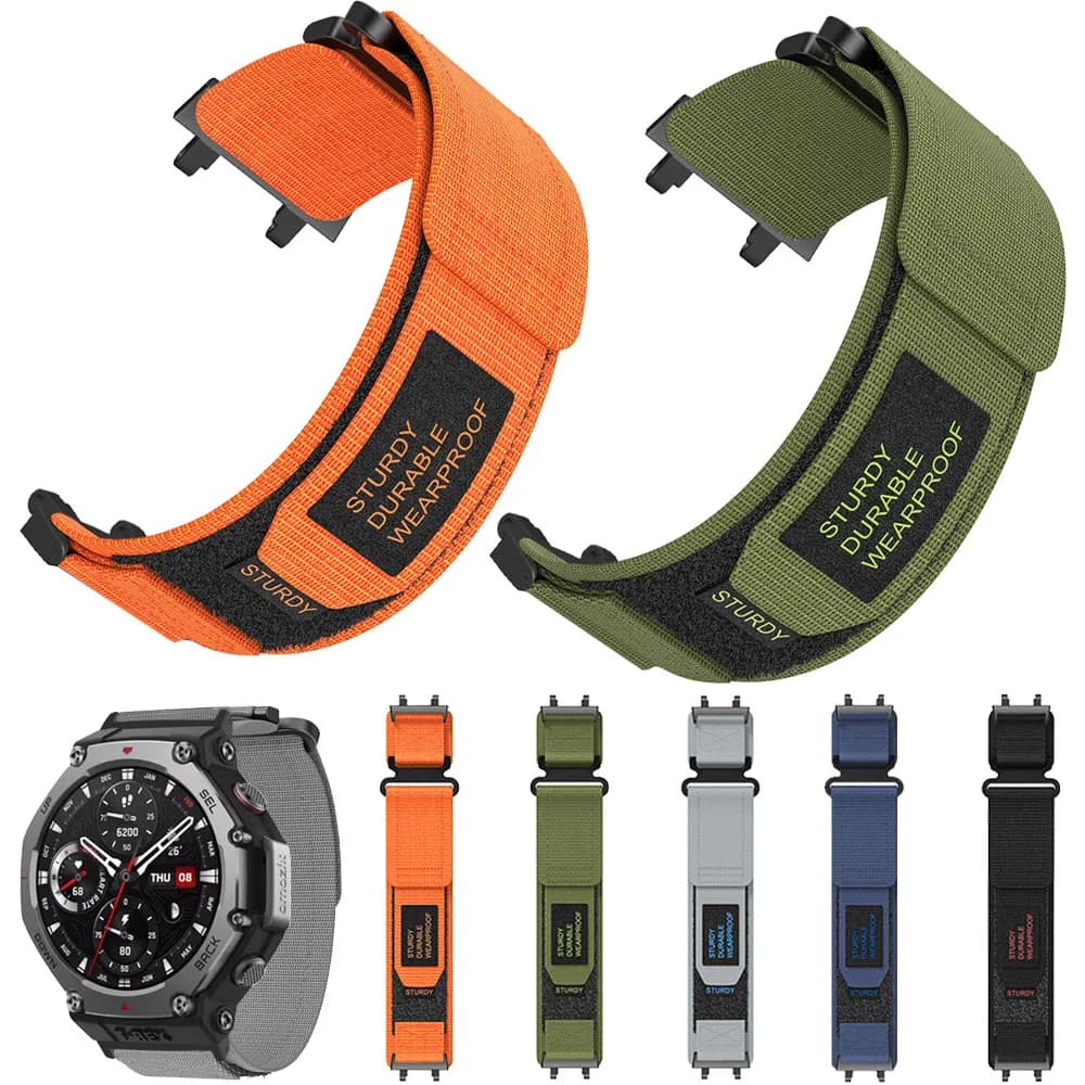 Nylon Strap for Huami Amazfit T-Rex 3 Watch Band for Amazfit Trex3 Smartwatch Outdoor Loop Sport Bracelet Wristband With Tool
