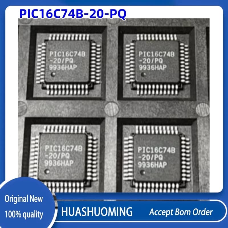 10Pcs/Lot   NEW  PIC16C74B-20-PQ  PIC16C74B-20    PIC16C74B    QFP44