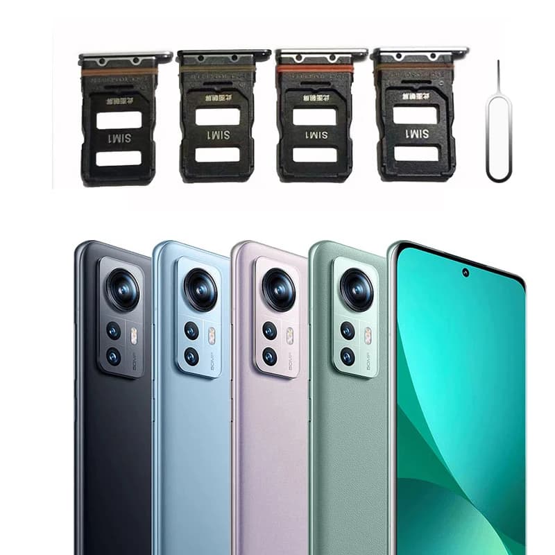 Phone SIM Card Slot Tray For Xiaomi 12 Pro 12X SIM Chip SD Card Holder Drawer For Xiaomi 12X