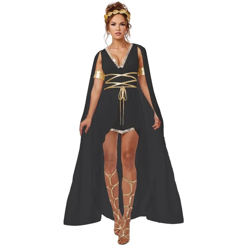 Sexy Egyptian Cleopatra Costumes Medieval Princess Dress Outfits Ladies Roman Toga Robe Halloween Ancient Greek Goddess Cosplay