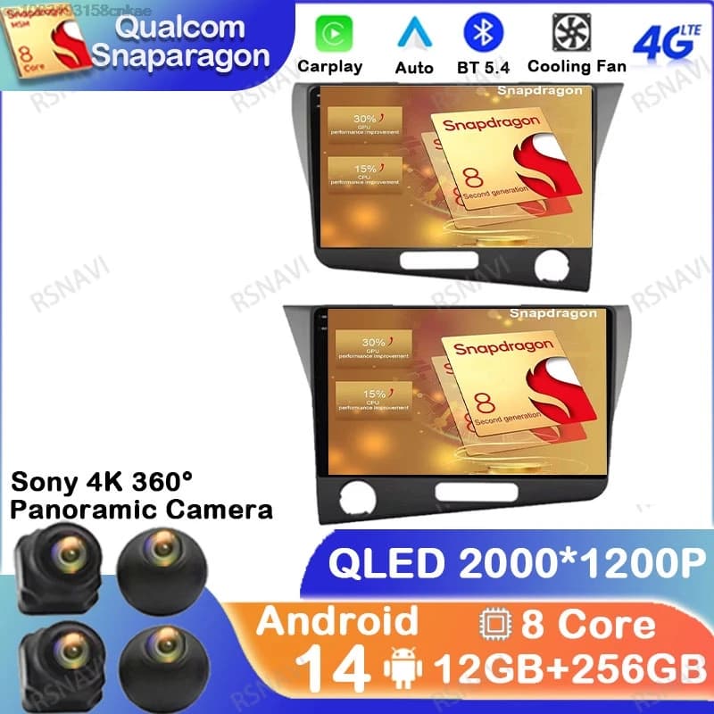 Android 14 Car Radio For Honda CR-Z 1 CRZ LHD RHD 2010 - 2016 Stereo Head Unit Viedo Player 2 DIN 4G LTE 5G WIFI DSP Multimedia