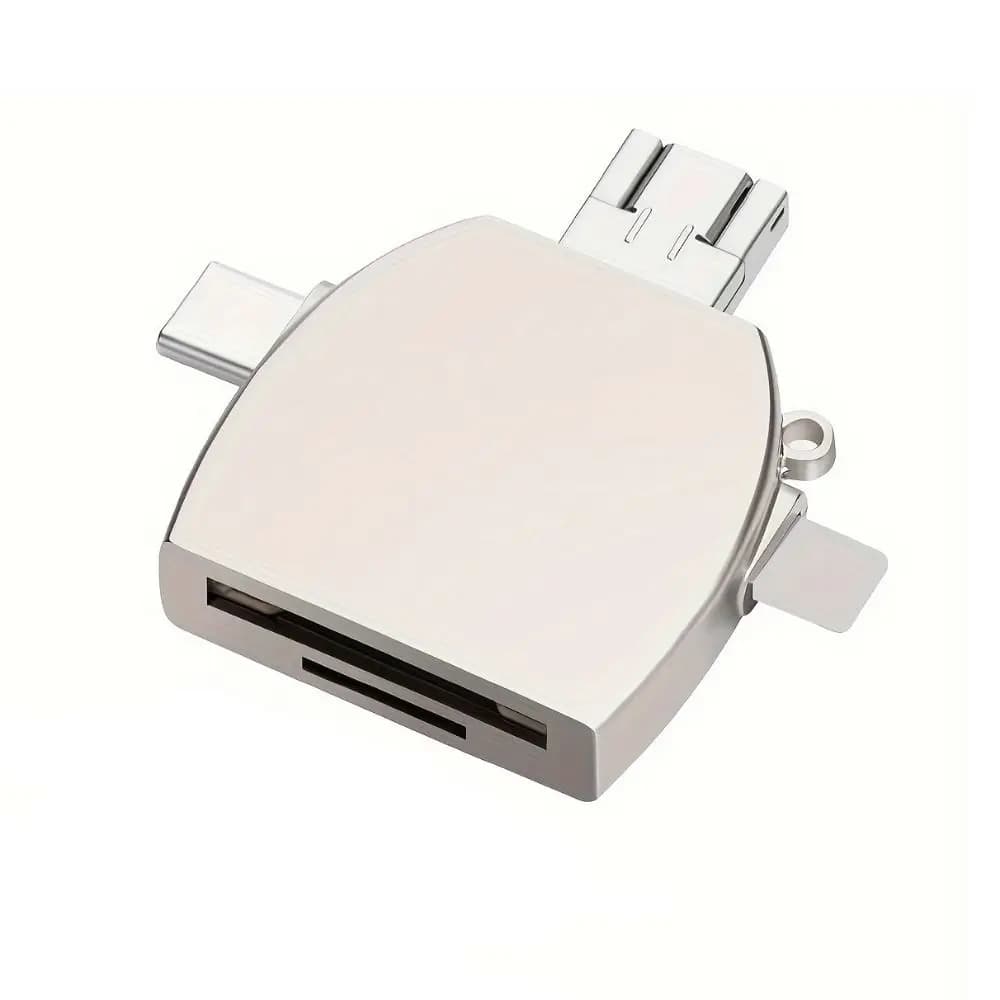 USB Multi-Function 5 in 1 Card Reader IOS Type C 5 in 1 OTG Converter Portable Compact 5 in 1 Otg Adapter