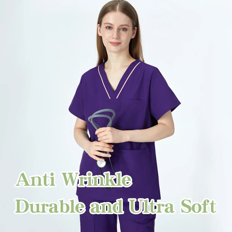 Exclusive Women Medical Scrubs Pofessional Dental Pediatric Clothing Sanitary Surgeon Workwear Breathable Doctor Uniform 201