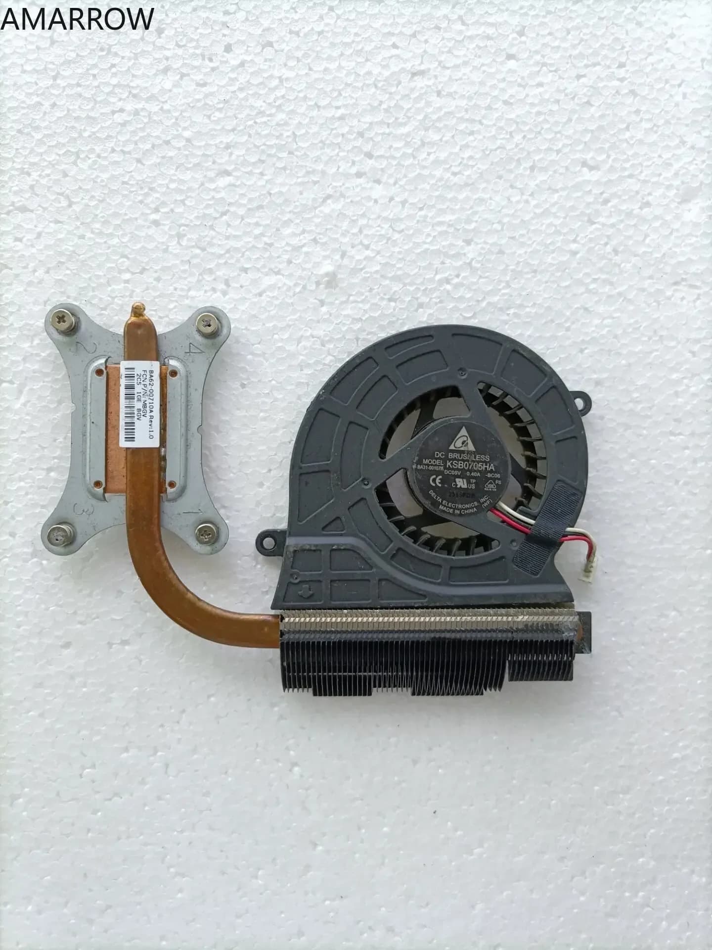 Original Laptop Cpu Cooling Heatsink Fan for Samsung NP300E5A NP300V5A BA62-00710A