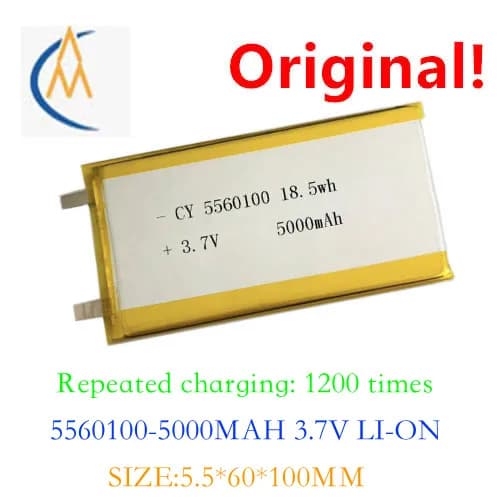 Buy more will cheap 5560100 5000mAh polymer lithium battery is suitable for LED TOY mobile power supply with cable