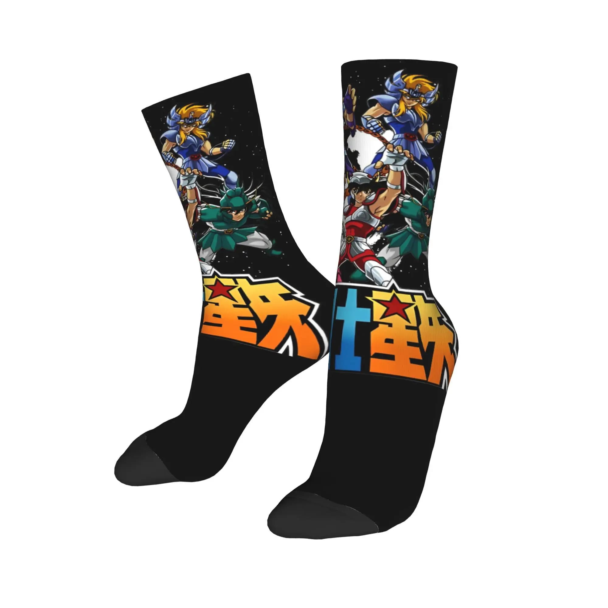 Knights of the Zodiac Anime Socks Accessories For Men Women  Warm Socks Soft Best Gifts