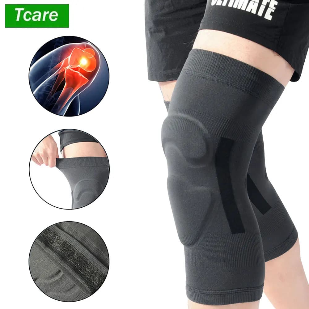 1 Pair Knee Brace Compression Sleeve with Patella Pads, Knee Support for Meniscus Tear, ACL,Joint Pain Relief,Running,Volleyball