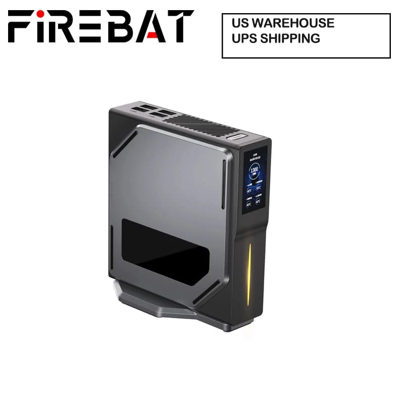 FIREBAT S1 Intel N100 CPU Mini PC Computer Gamer Gaming DDR4 16GB RAM 512GB SSD Windows 11 BT4.2 Dual HDMI Desktops Computer