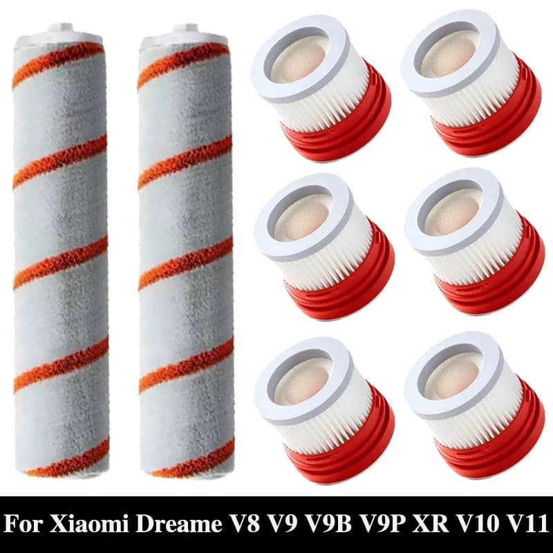 For Xiaomi Dreame V8 V9 V9B V9P XR V10 V11 Wireless Handheld Vacuum Cleaner Main Brush HEPA Filter Accessories