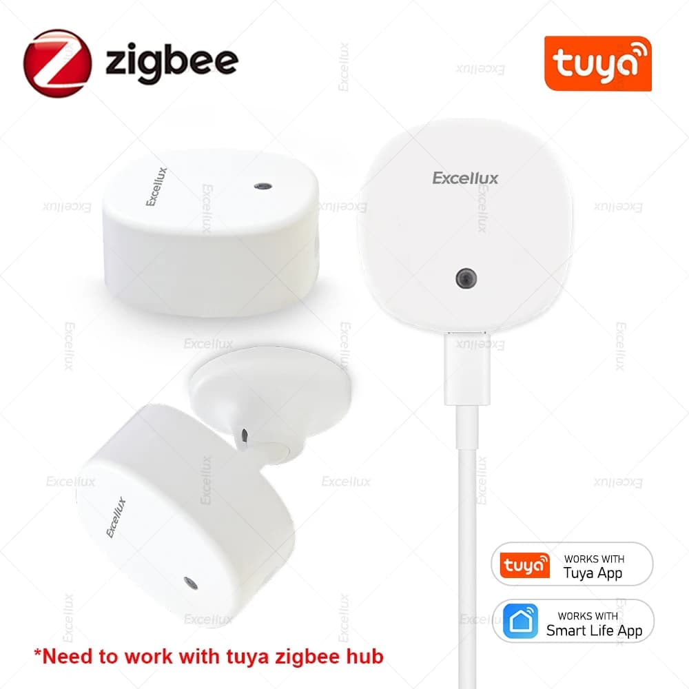 Tuya Zigbee Human Presence Detector Smart Life MmWave Radar Motion Sensor With Luminance Distance Detection Monitor Breathing