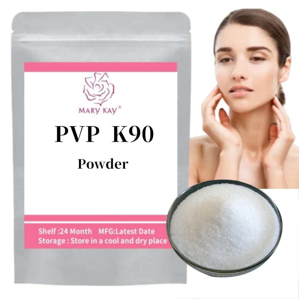 Hot Sell PURE 99% PVP K90 Powder Skin Whitening Cosmetic Raw Materials