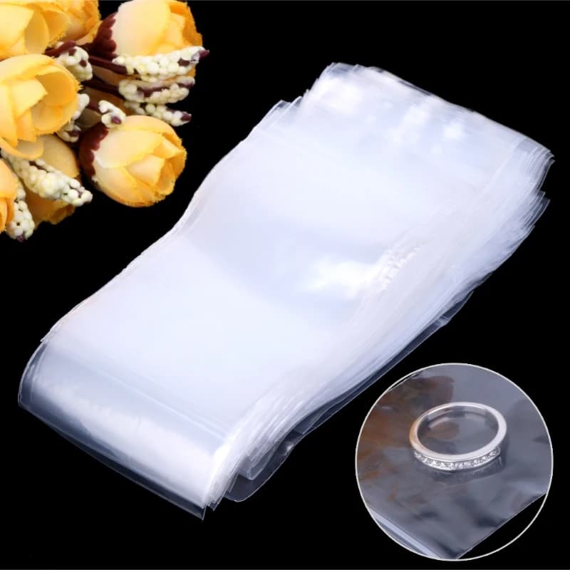 Durable Jewelry Zipped Lock Reclosable Plastic Poly Clear Bags
