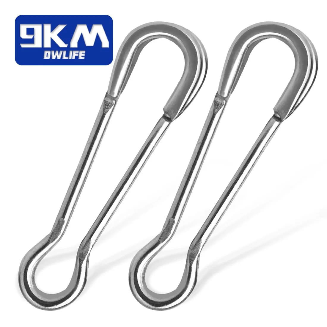 Snaps Fishing Clip 25~100Pcs Stainless Steel Fishing Lure Connector Hawaii Snap Bass Fishing Tackle Freshwater Carp Fishing Clip