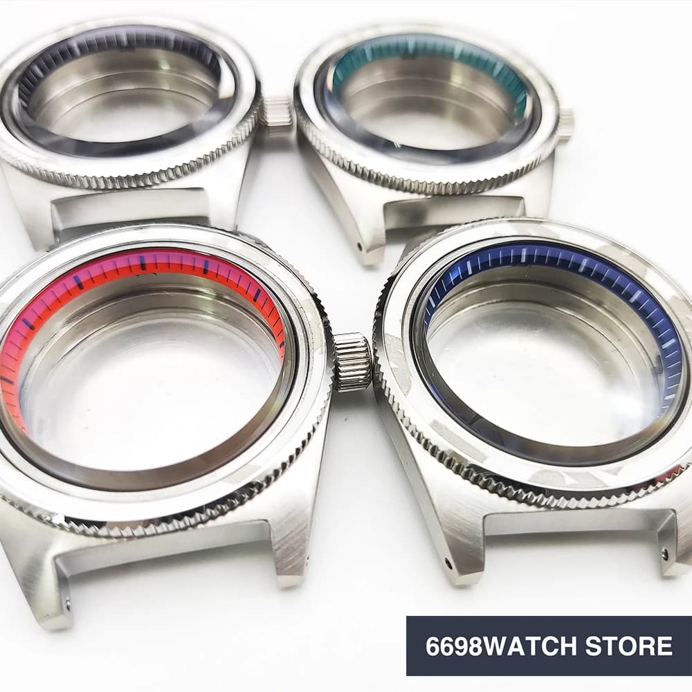 Water Resistant Case 40mm Screw Lock High Quality Stainless Steel Case Sapphire Crystal Fit Japan nh35 nh36 Movement