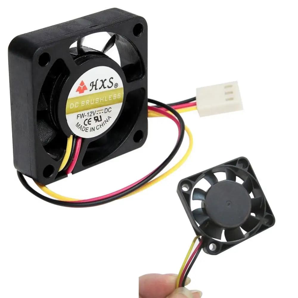 New 4x4cm 3Pin Head Detachable Cleaning Quiet Radiator Computer PC CPU Cooling Fan