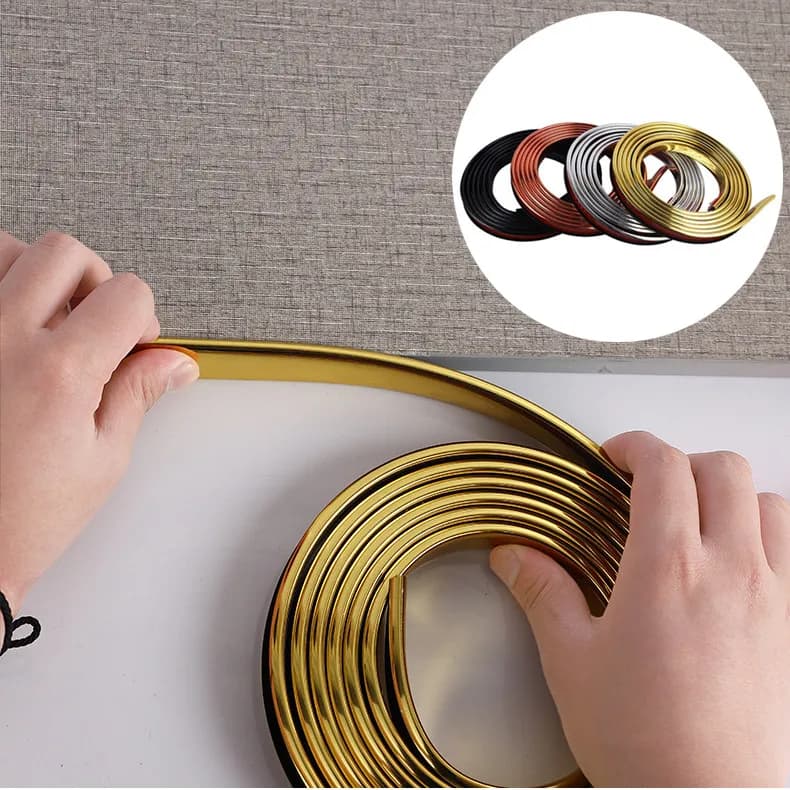 2023 New U-shaped Edge Banding Cabinet Desktop Edge Banding Decorative Strip PVC Wood Furniture Protector Cover Home Decoration