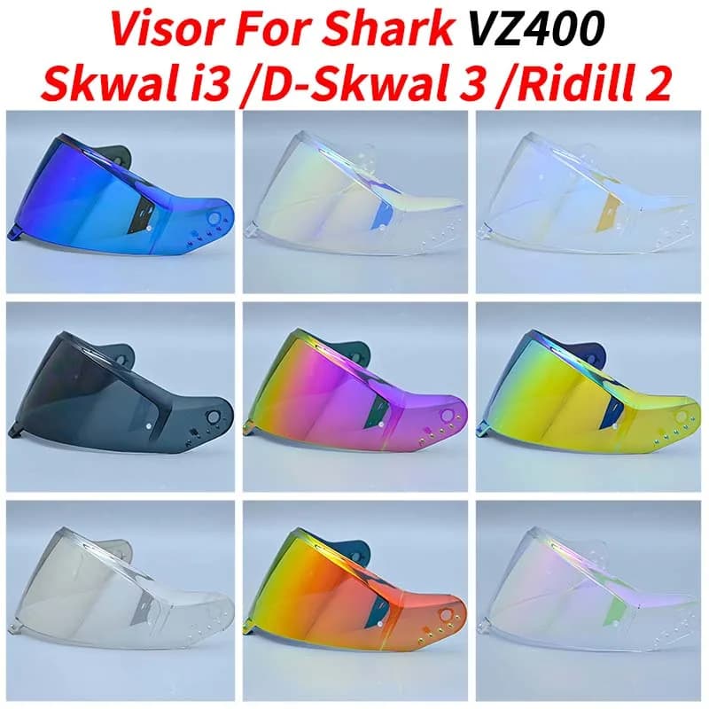 VZ400 Visor For Shark Skwal i3 D-Skwal 3 Ridill 2 Helmet Visors Replacement Lens Accessories Capacete Windshield D Skwal 3