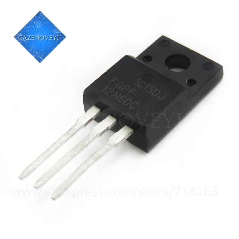5pcs/lot FQPF12N60C FQPF12N60 12N60C 12N60 TO-220F In Stock