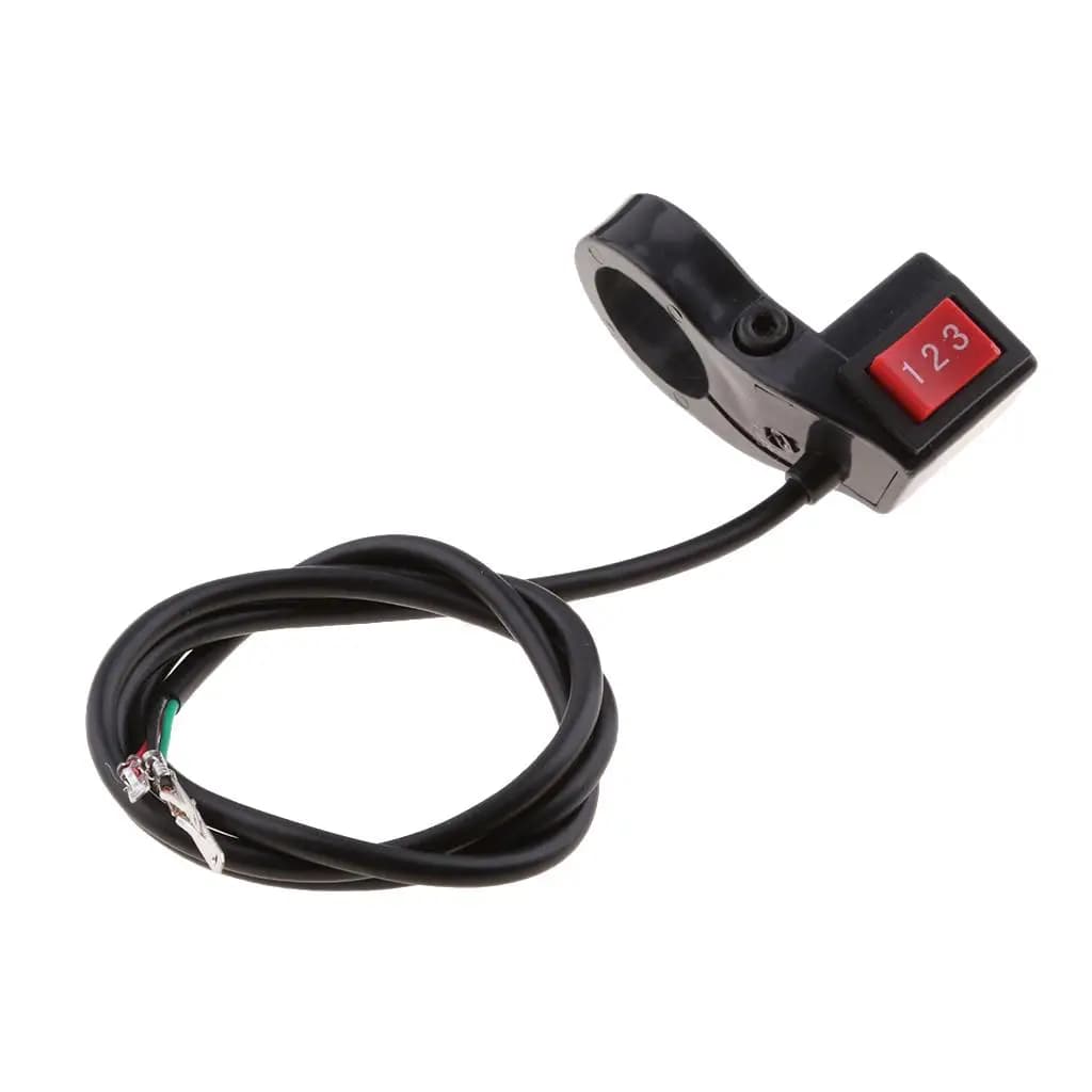 Handlebar 3 Level Switch Electric Bike Scooter 26.5'' Wire Cable