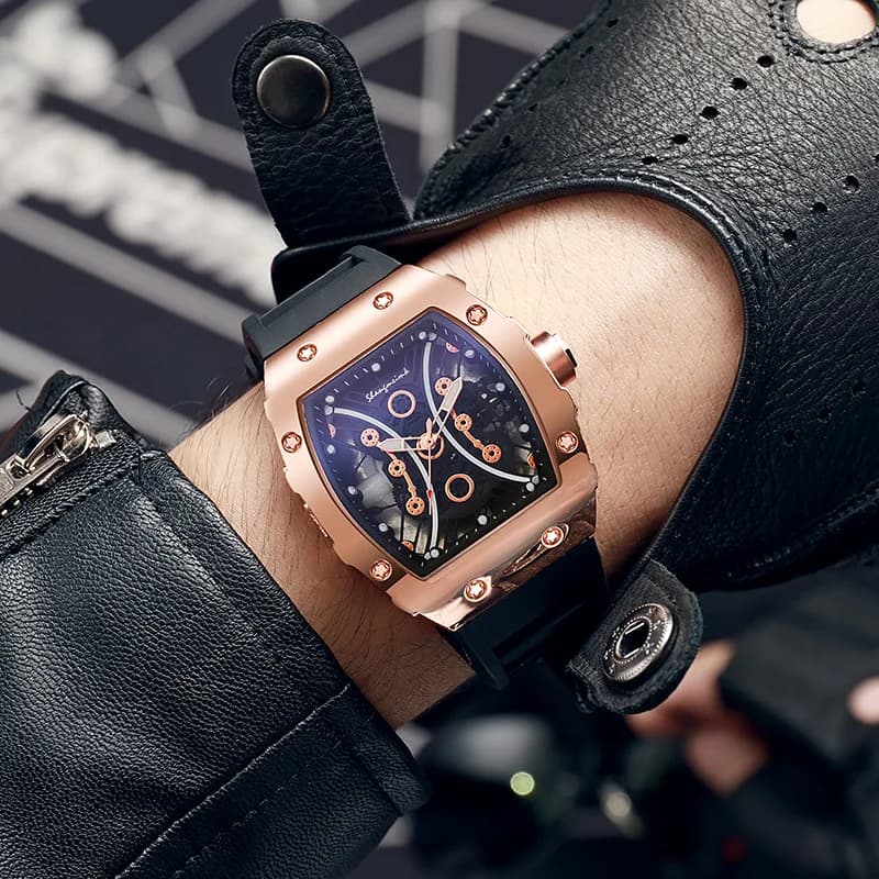 Top New Fashion Men Luxury Watches Men Big Silicone Jelly Casual Quartz Watch For Gifts Relogio Masculino Male Wristwatches Hot