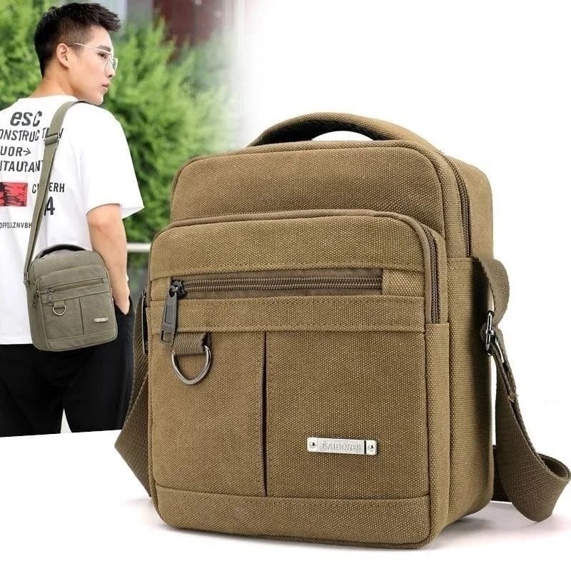 New Mens Fashion Canvas Bag Casual Handbag Shoulder Bag Messenger Bag
