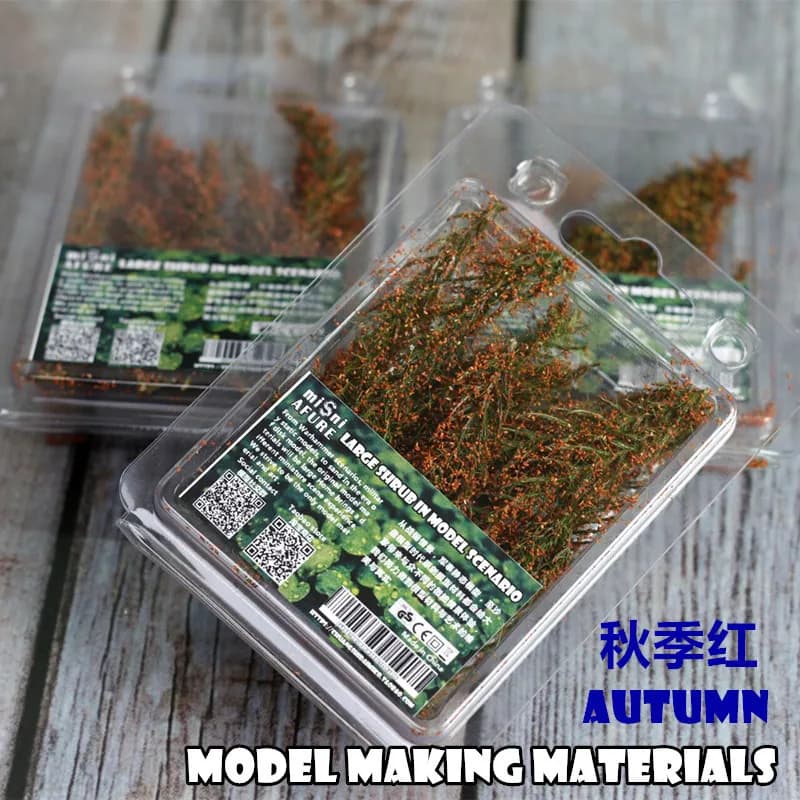 Mini Shrubs Vegetation Grass Model Simulation Tree Branches For Diy Military Scene Materials Diorama Kits 1Box