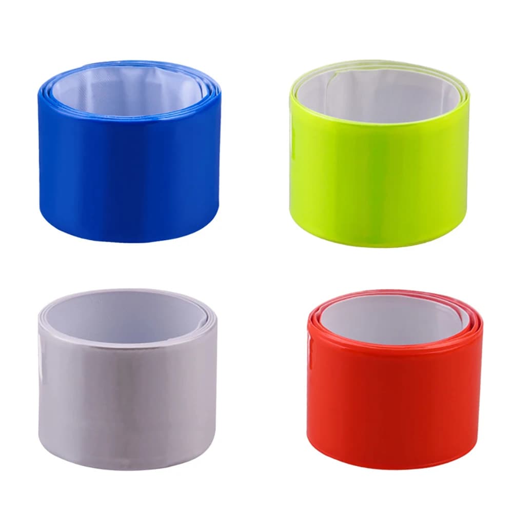 40CM Reflective Wristband Slap Band Bracelets Promotional Gifts for Man Woman Armband For Running Sports Safety Visibility
