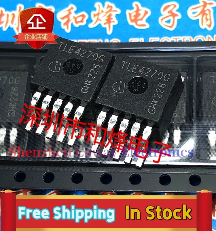 10PCS-30PCS  TLE4270G  TO-263-5   In Stock Fast Shipping