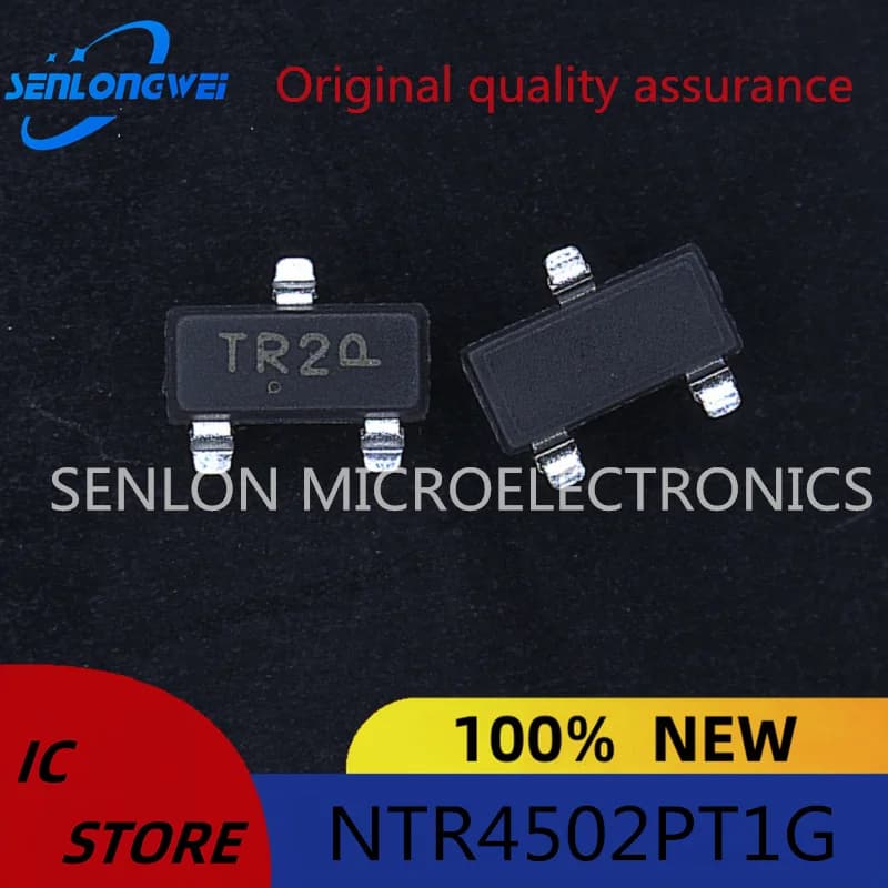 10PCS New original NTR4502PT1G Silk Screen TR2 SOT23-3 SMD MOS field effect transistor IC