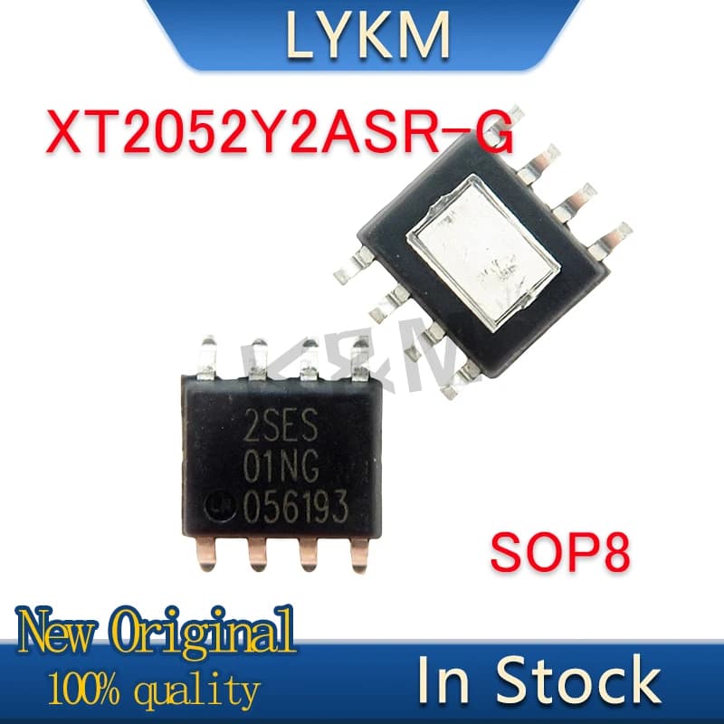 10/PCS New Original XT2052Y2ASR-G XT2052Y2ASR Screen printing 2SES SOP8 Battery power management chip In Stock
