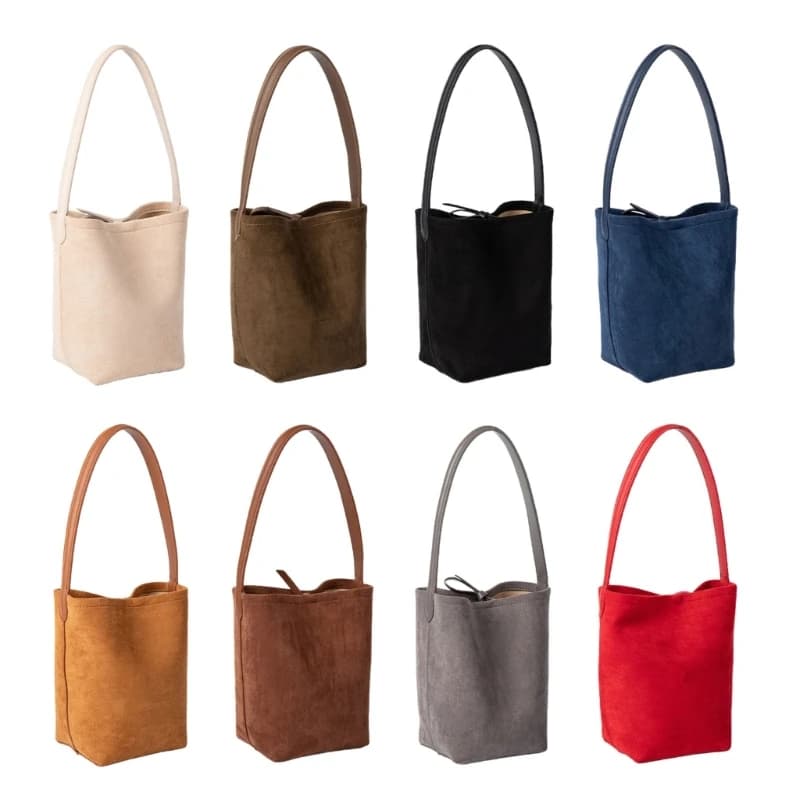 Women Armpit Bag Korean Styles Bucket Bag Female Fashion Handbag Large Capacity Shoulder Bag Shopping Bag Commuting Bag E74B