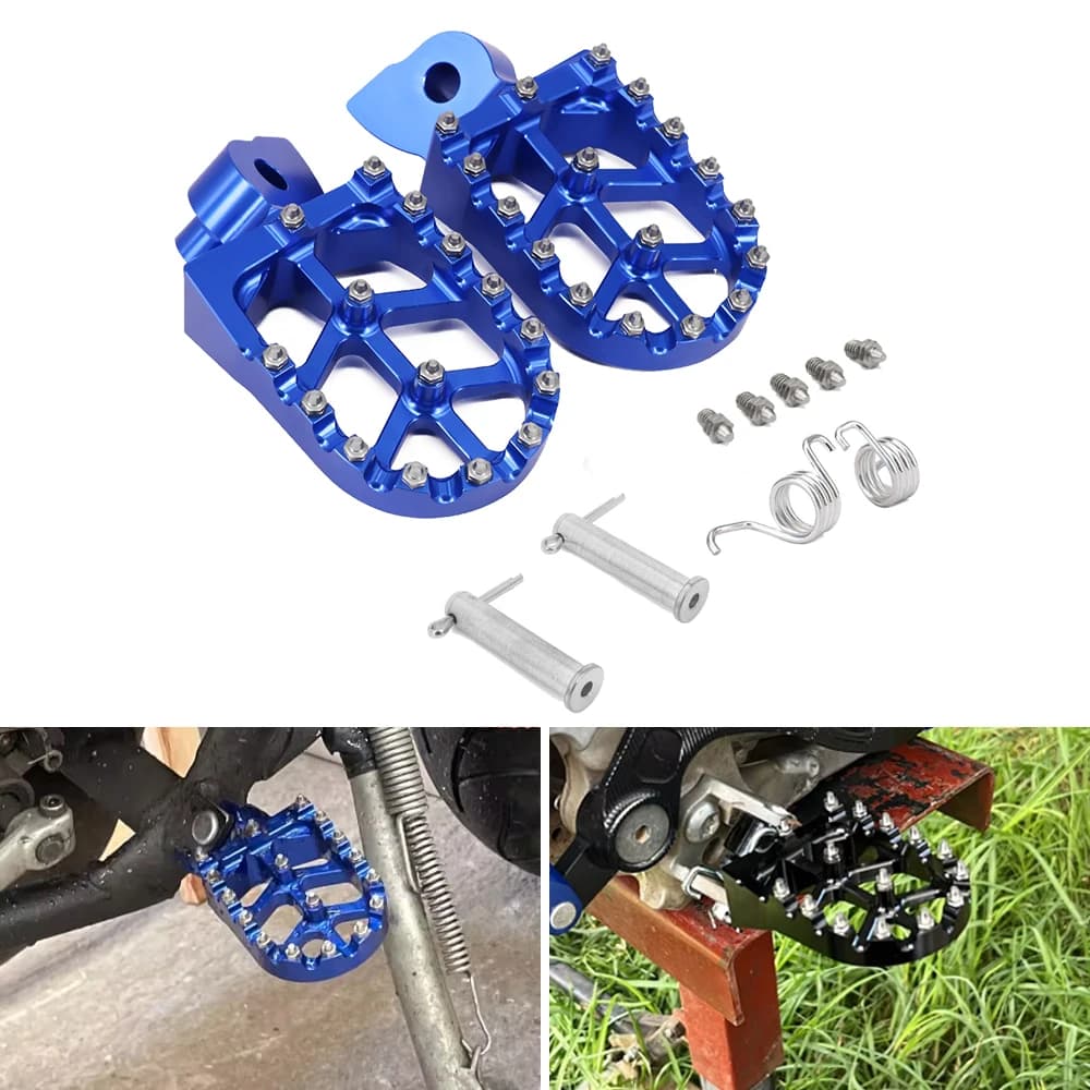 Motorcycle CNC Foot Pegs Footpeg Pedals FootRest For YAMAHA YZ 65 85 125 250 125X 250X 250FX 450FX WR 250F 450F YZF WRF 250 450