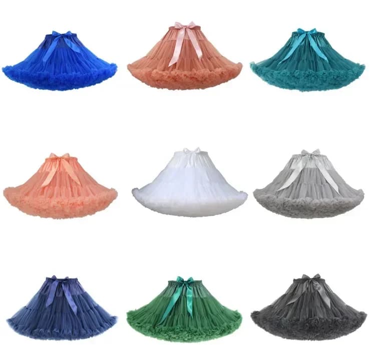 New Arrival Women  Petticoat Tulle Puffy Short Vintage Wedding Bridal Petticoat Underskirt